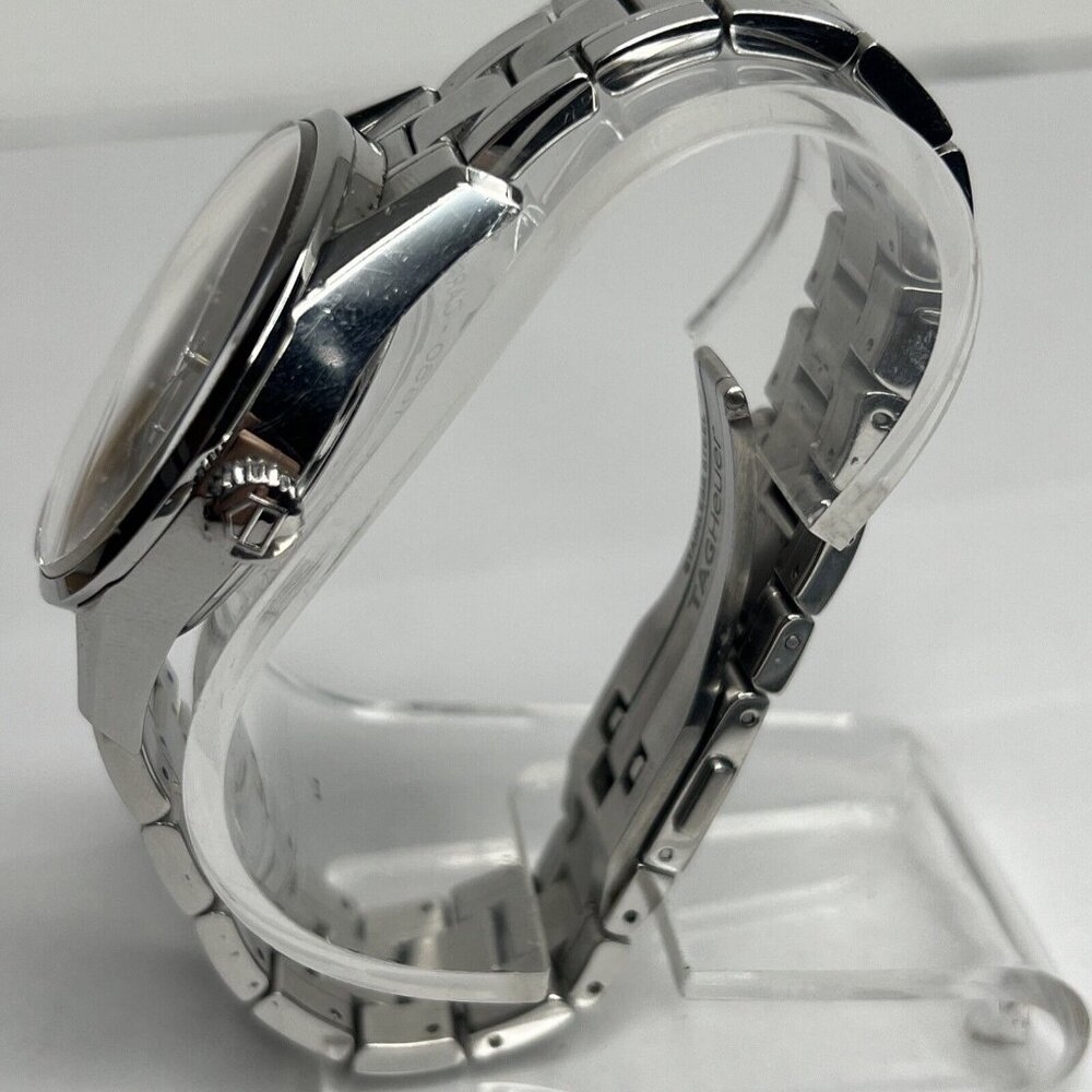 TAG HEUER Carrera Calibre 6 WAR2110 Automatic Men's Date 39mm Steel 100M Watch - Picture 4 of 13